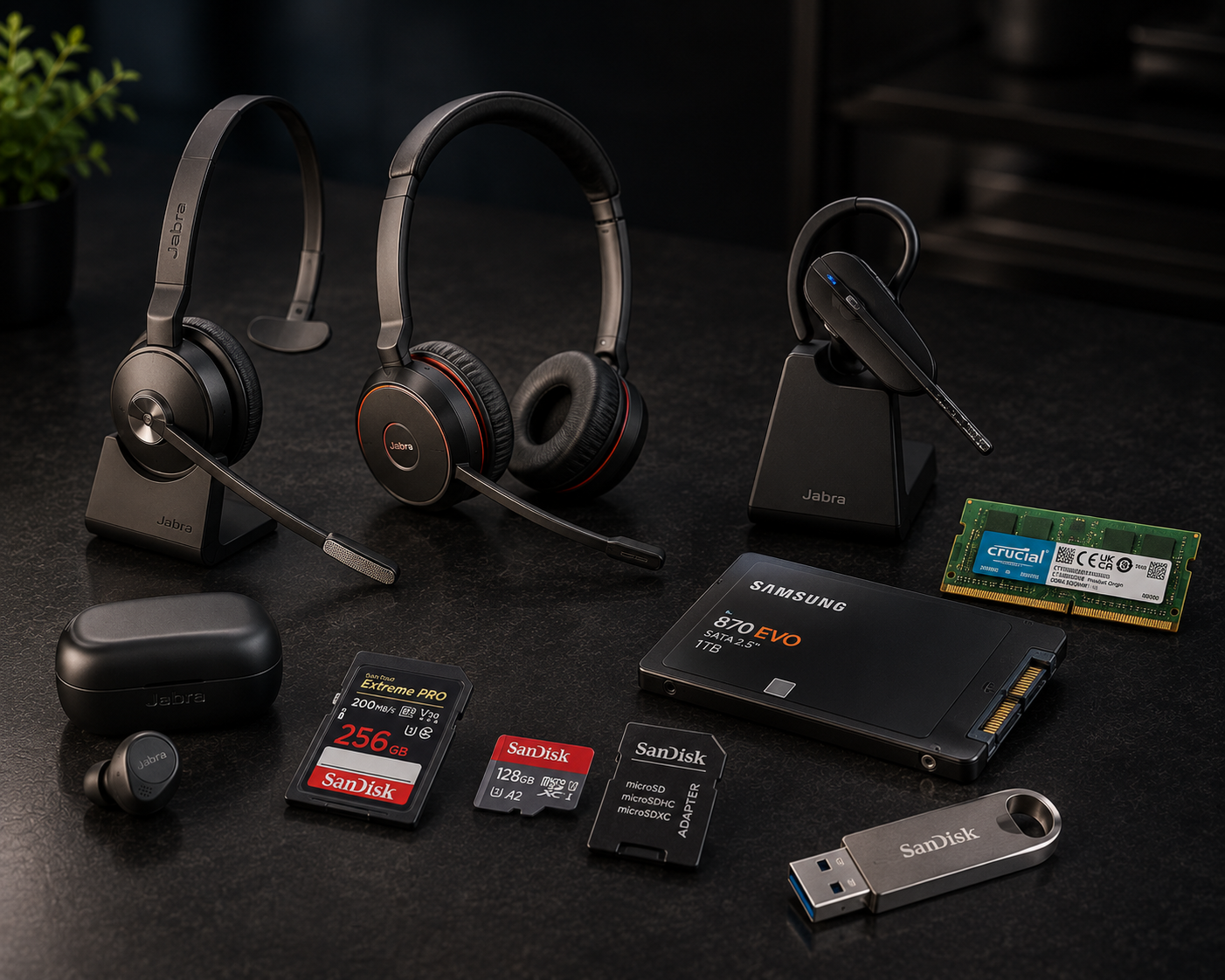 Headsets and storage