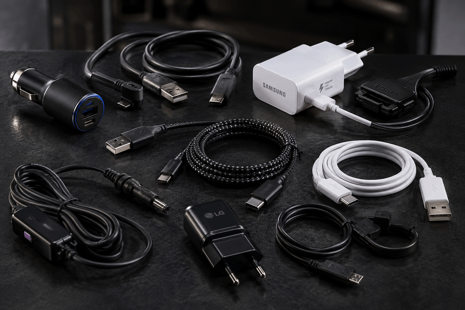 Chargeurs et câbles USB