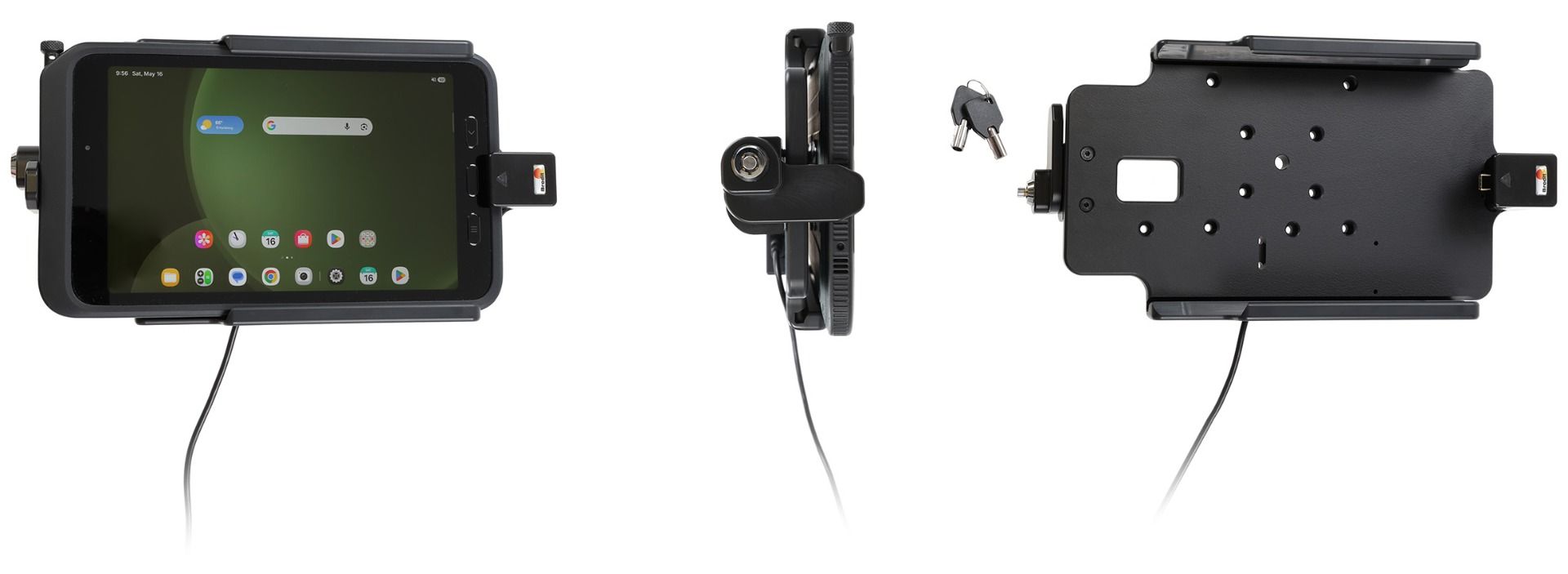 Brodit support Samsung Tab Active 5 - key-lock/usbC 3.1