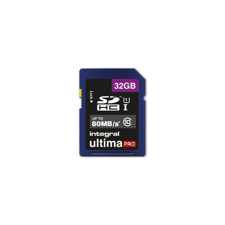 Integral SDHC Card 32GB class 10 80MB/s / 133X