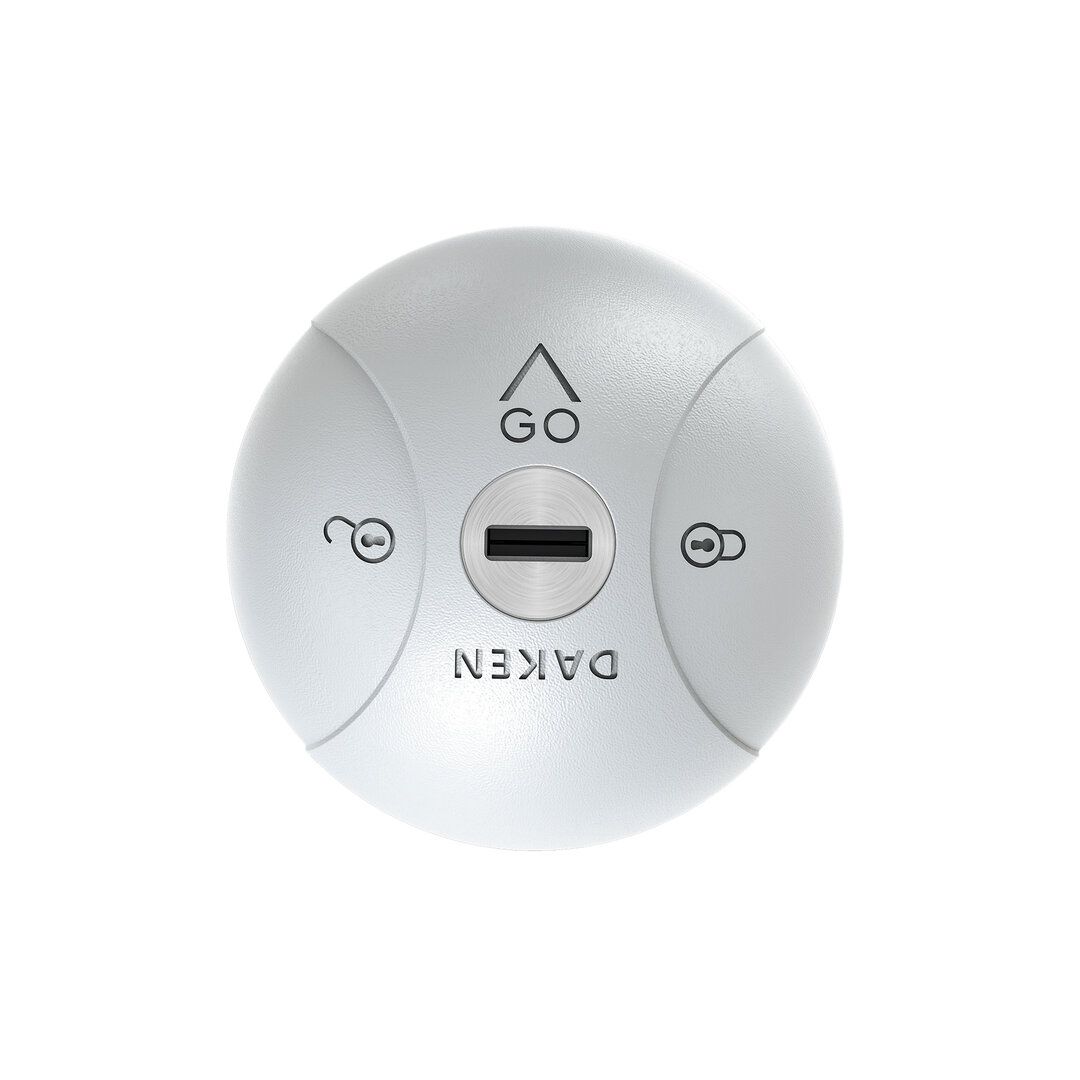 Serrure de sécurité Saturn GO gris 1x avec 2 clés