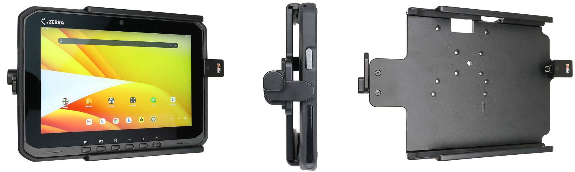 Brodit support Zebra ET60/65 Android - spring stud/usbC 3.1
