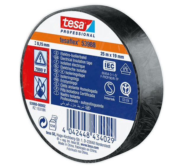 Tesa 53988 la toile isolantes 19mmx25m - 10 rollen