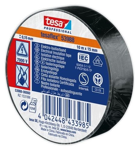 Tesa 53988 la toile isolantes 15mmx10m - 10 rollen