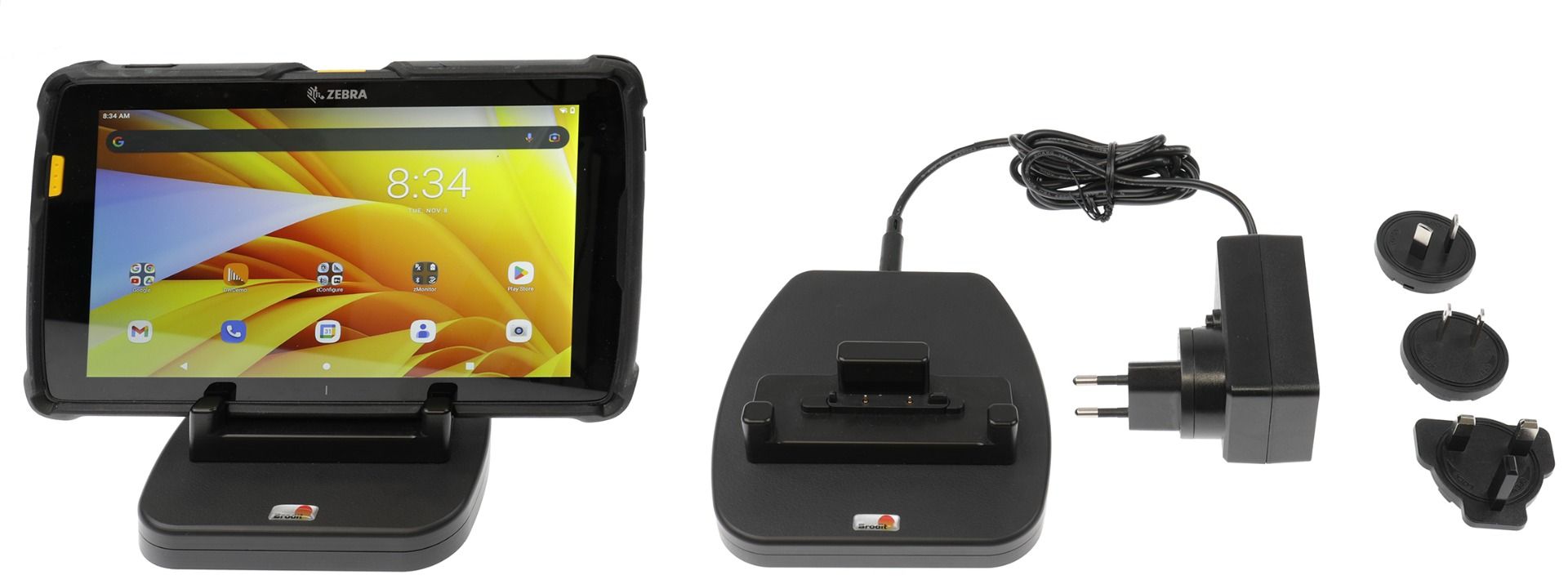 Brodit chargeur table chargeur-Zebra ET40/ET45 8/10 inch