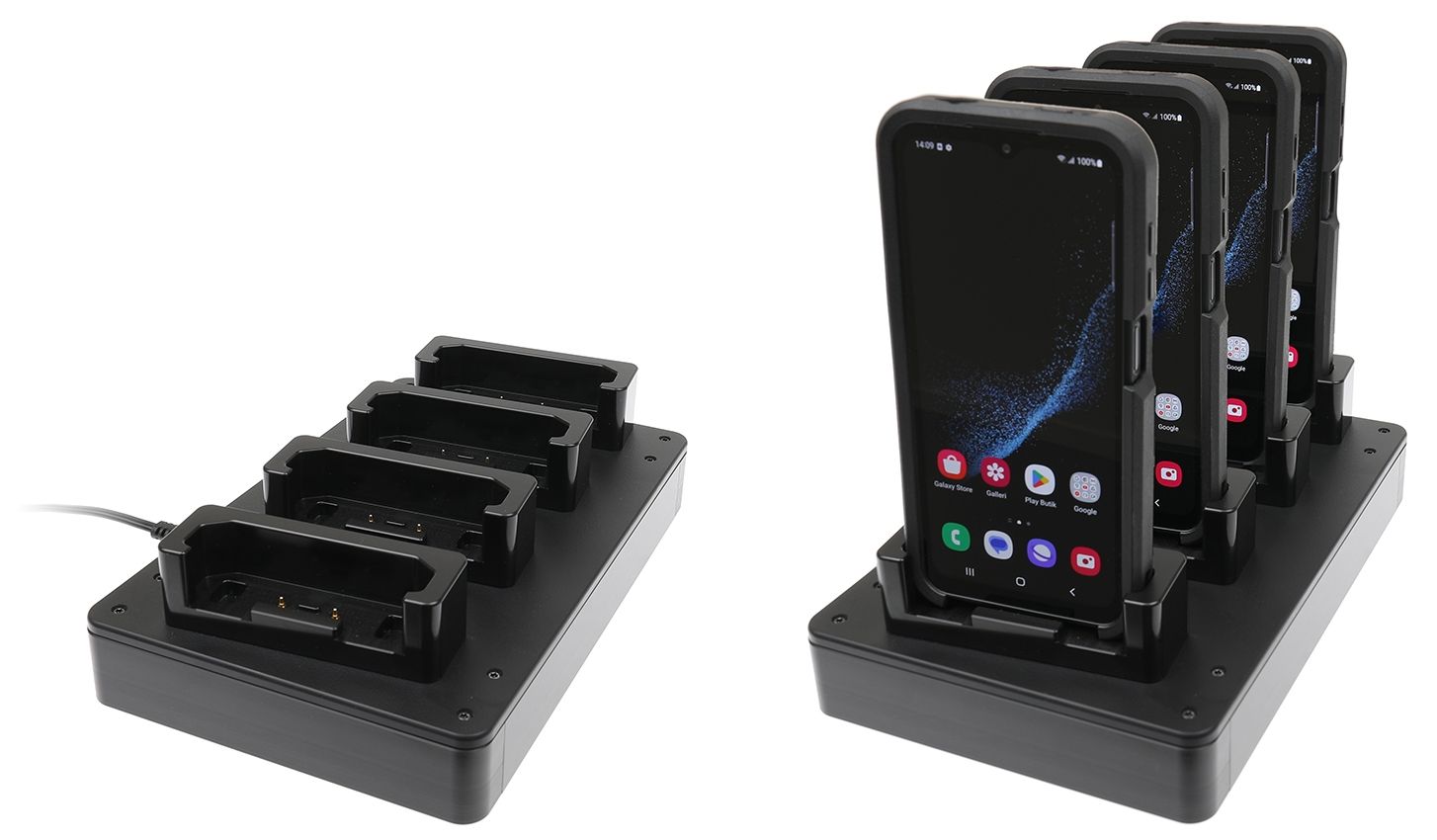 Brodit chargeur table multi 4pcs-Xcover 6 Pro avec uniVERSE