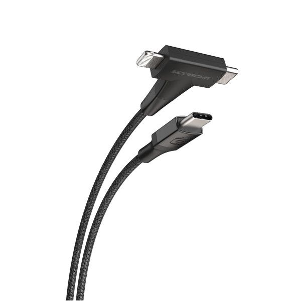 Datakabel StrikeLine™ usbC -- 2-in-1 USB-C/Lightning noir