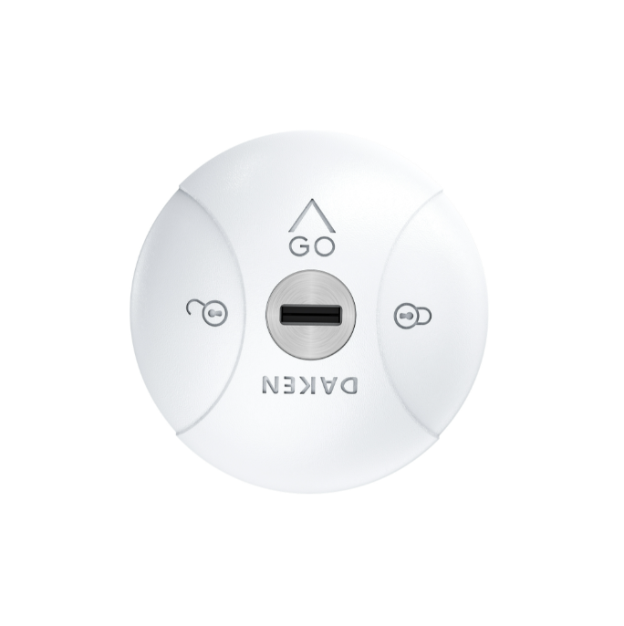 Serrure de sécurité Saturn GO blanc 1x avec 2 clés