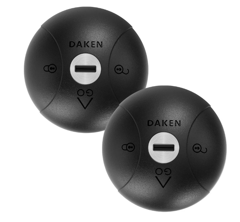 Serrure de sécurité Saturn GO noir 2x avec 4 clés