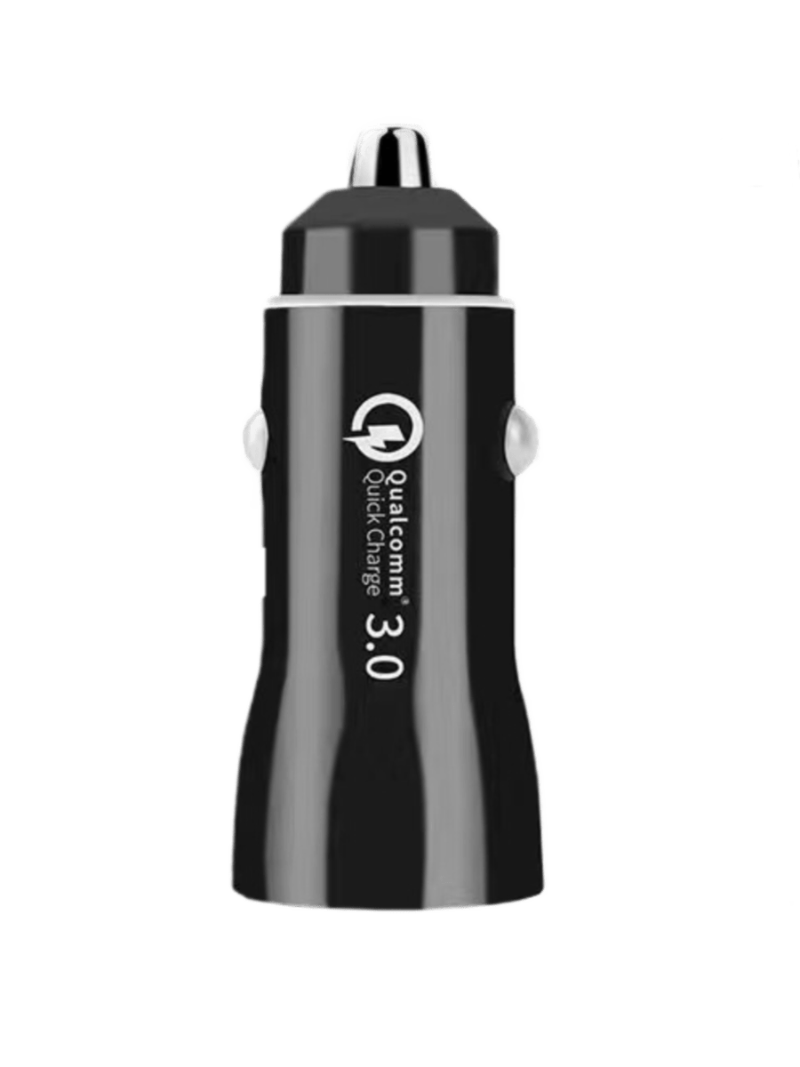 Chargeur 12/24V 1x usbC 1x usbA PD2.0 noir