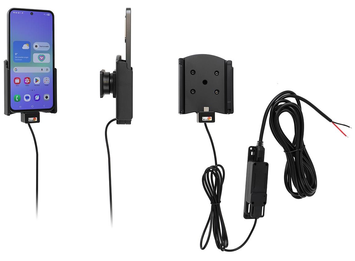 Brodit support/chargeur Samsung A36 fixé install.